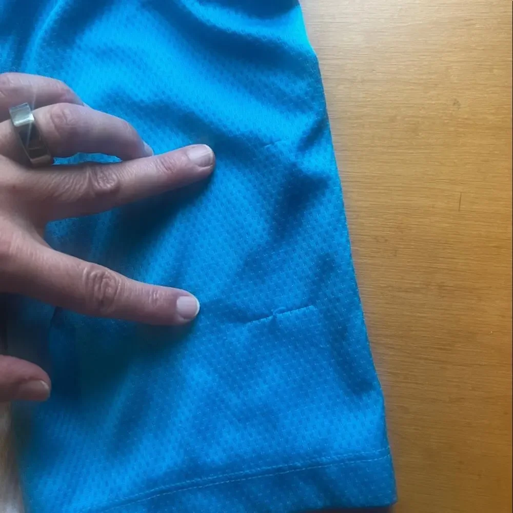 Nike Light Blue/White Shorts - Small